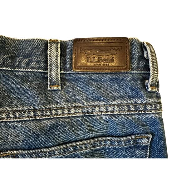 EUC L.L. Bean Classic Men’s Straight Leg Heritage Workwear Jeans Size 35x32 - Picture 5 of 7